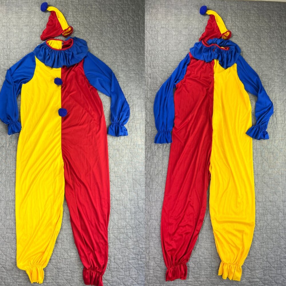 Clown Costume Adult One Size